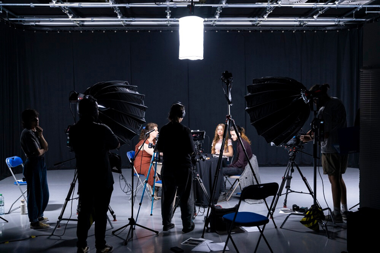Roehampton students filming