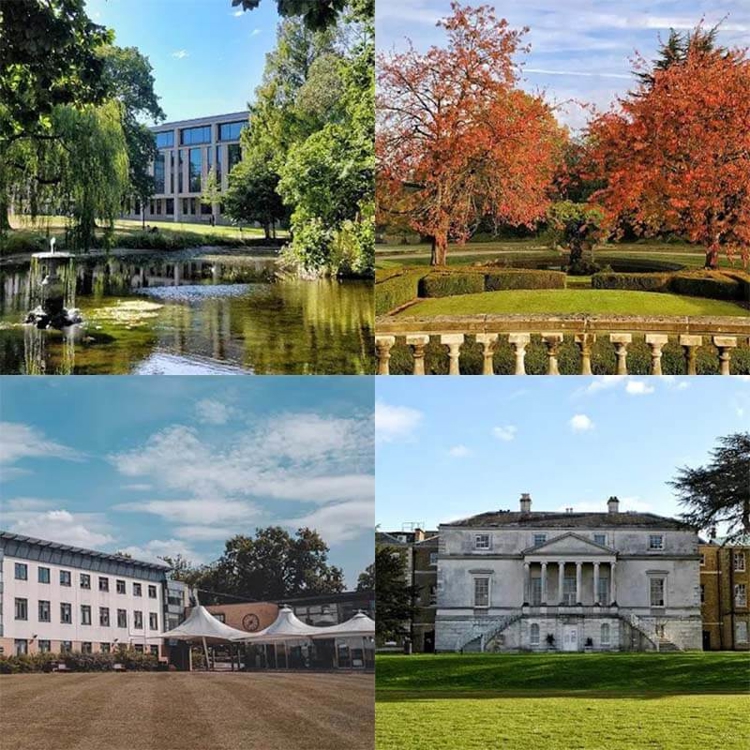 Images of each of the colleges at Roehampton