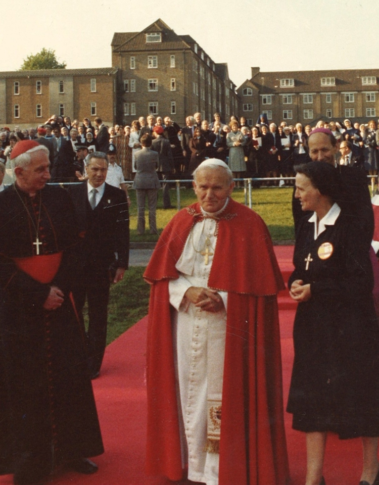 visit of john paul II to digby stuart college 29 may 1982