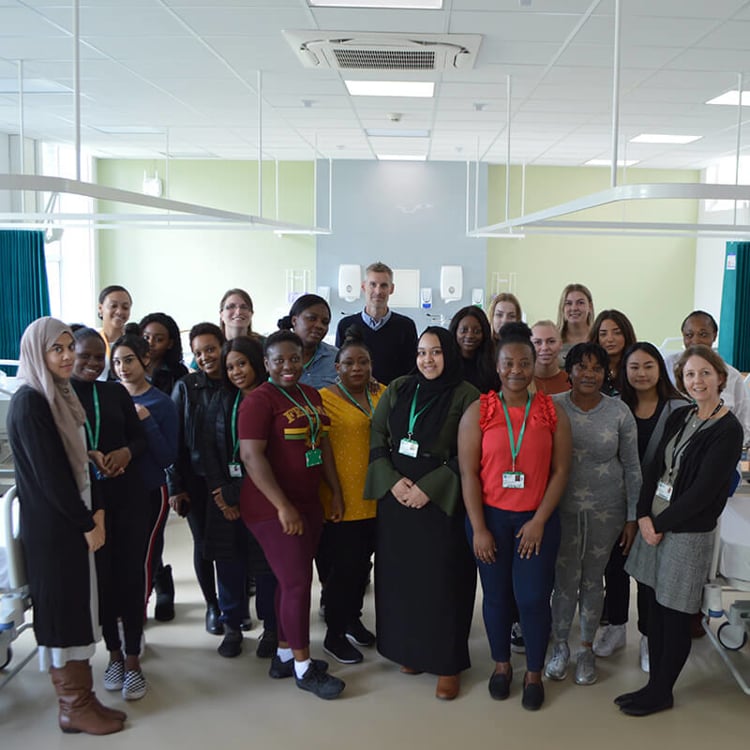 Nursing staff at Roehampton